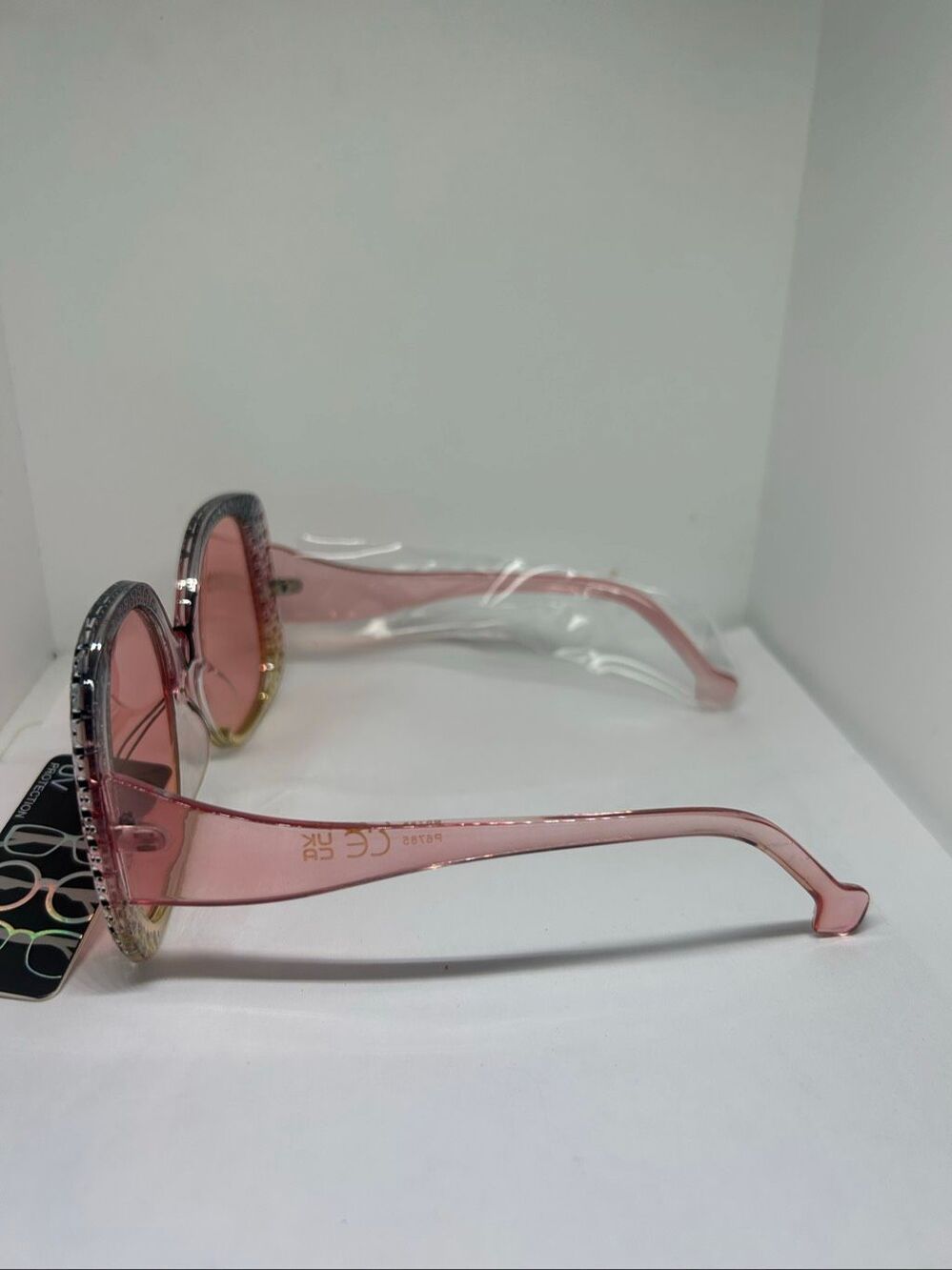 Bling Rhinestone Square Sunglasses UV Protection - Picture 2 of 3